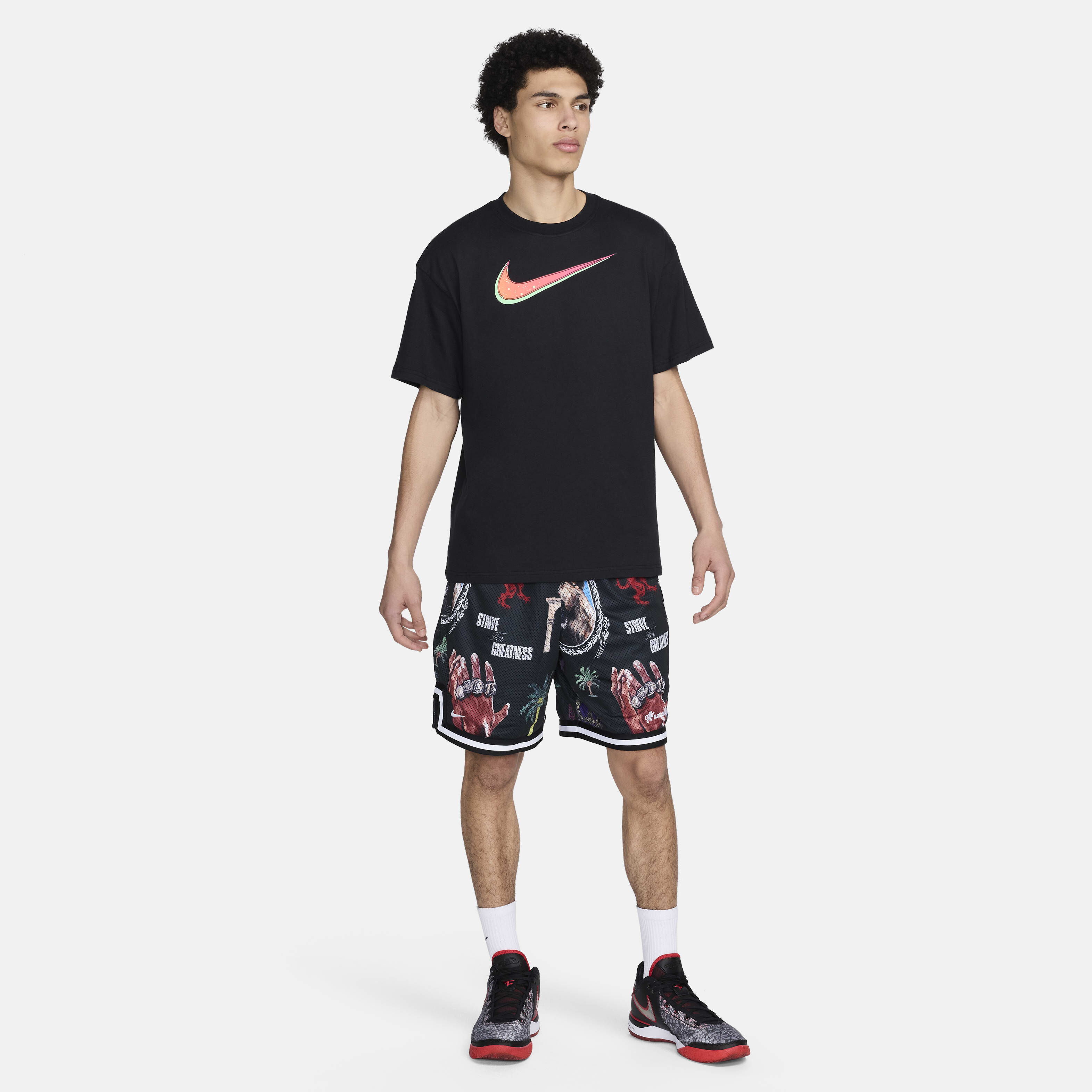 ★NIKE★LEBRON M90 BASKETBALL T-シャツ★追跡可 LeBron Men's Max90 Long-Sleeve Basketball T-Shirt. Nike.com