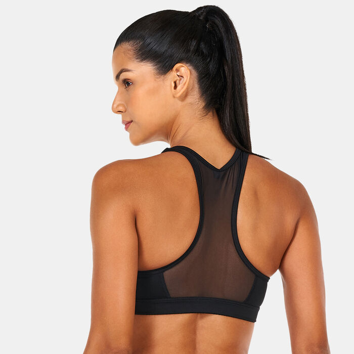 PUMA Women's Mid Impact 4Keeps Sports Bra Black PUMA Women's Mid Impact 4Keeps Sports Bra Black image number 1
