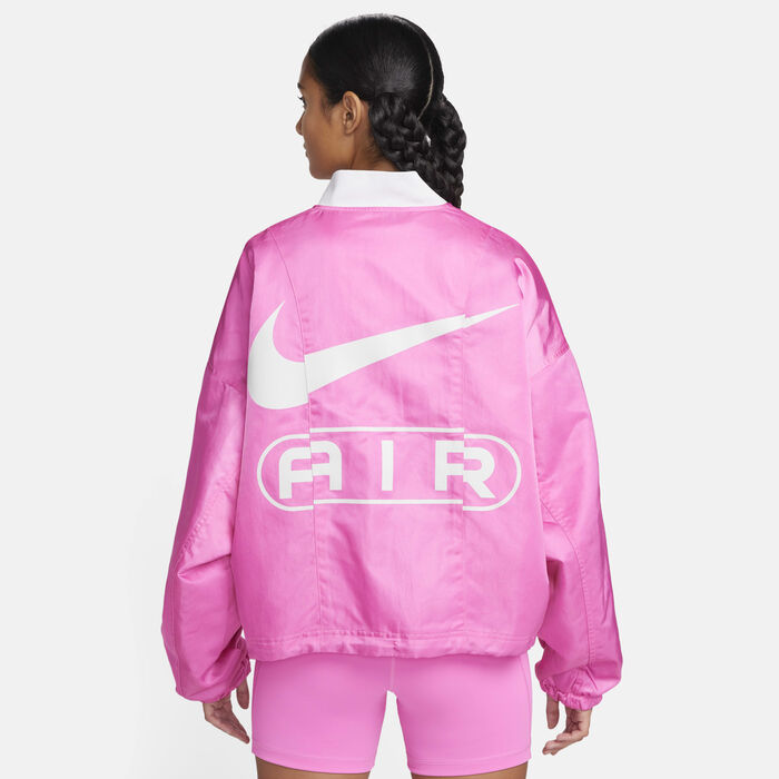 Nike Women's Air Oversized Bomber Jacket Pink Nike Women's Air Oversized Bomber Jacket Pink image number 1
