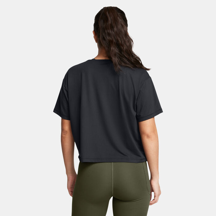 Under Armour Women's UA Motion T-Shirt Black Under Armour Women's UA Motion T-Shirt Black image number 1