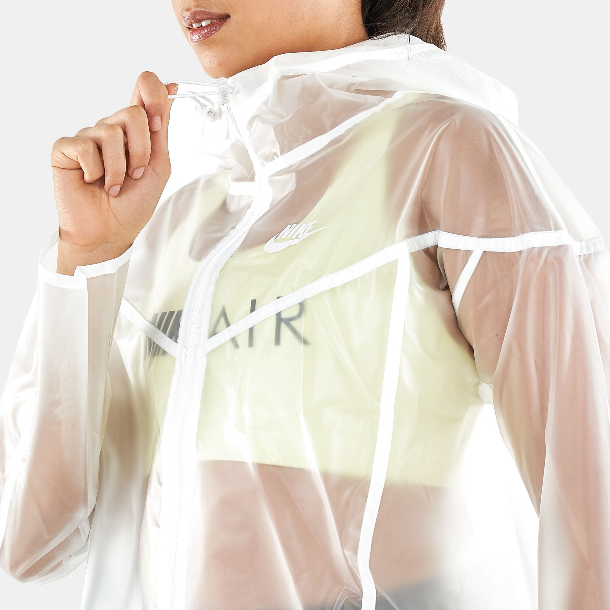 Nike hotsell transparent jacket