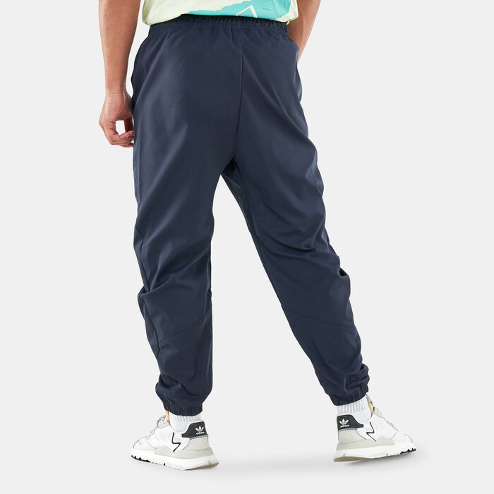 adidas Men's O-Shaped Tapered Cargo Pants Blue adidas Men's O-Shaped Tapered Cargo Pants Blue image number 1