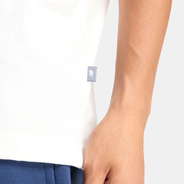 New Balance Men's Varsity Graphic T-Shirt White New Balance Men's Varsity Graphic T-Shirt White image number 4