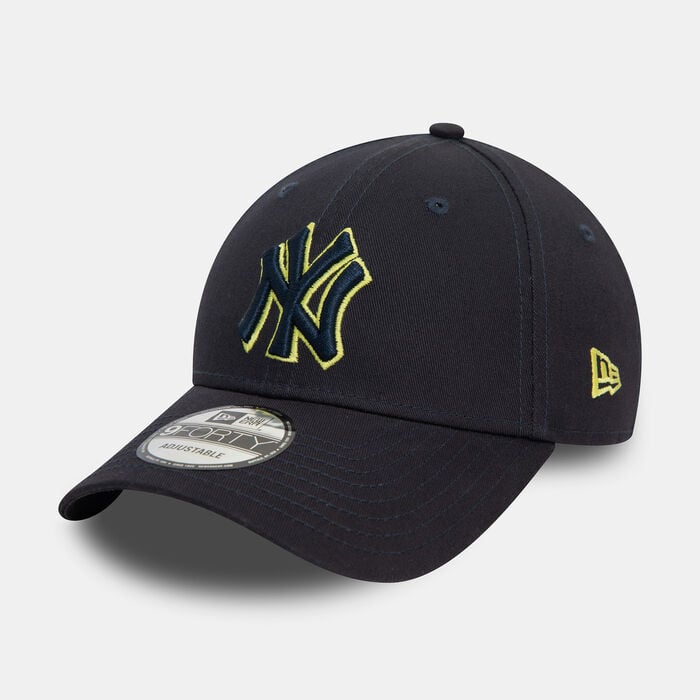 New Era Men's MLB New York Yankees Team Outline 9FORTY Cap Blue New Era Men's MLB New York Yankees Team Outline 9FORTY Cap Blue image number 2