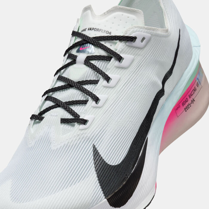 Nike Men's Vaporfly 4 Road Running Shoes White Nike Men's Vaporfly 4 Road Running Shoes White image number 5