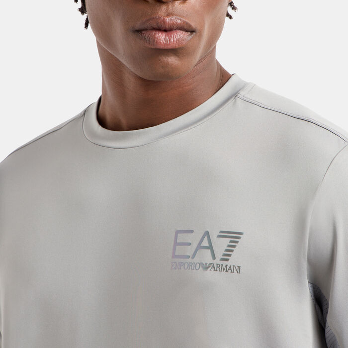 EA7 Emporio Armani Men's Ventus7 T-Shirt Green EA7 Emporio Armani Men's Ventus7 T-Shirt Green image number 3