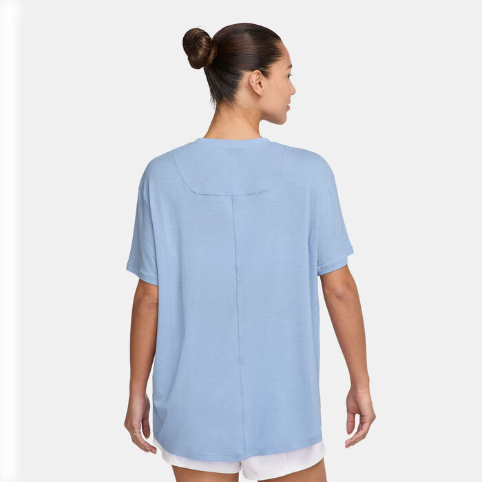 Nike Women's One Dri-FIT Training Top Blue image number 1