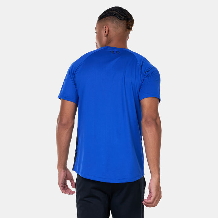 Under Armour Men's UA Tech™ Fade T-Shirt Blue Under Armour Men's UA Tech™ Fade T-Shirt Blue image number 1
