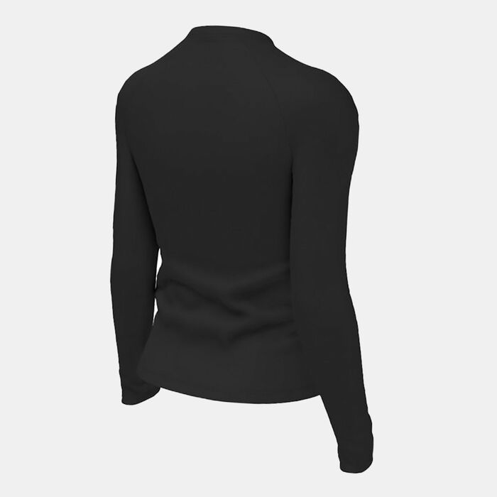 Nike Swim Kids' Swoosh Hydro Rashguard Black image number 1