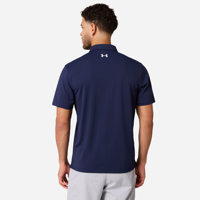 Under Armour Men's Tee To Green Golf Polo Shirt Blue image number 1