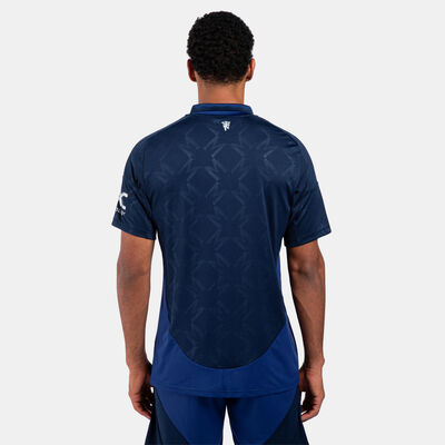 adidas Men's Manchester United 24/25 Away Replica Football Jersey Blue