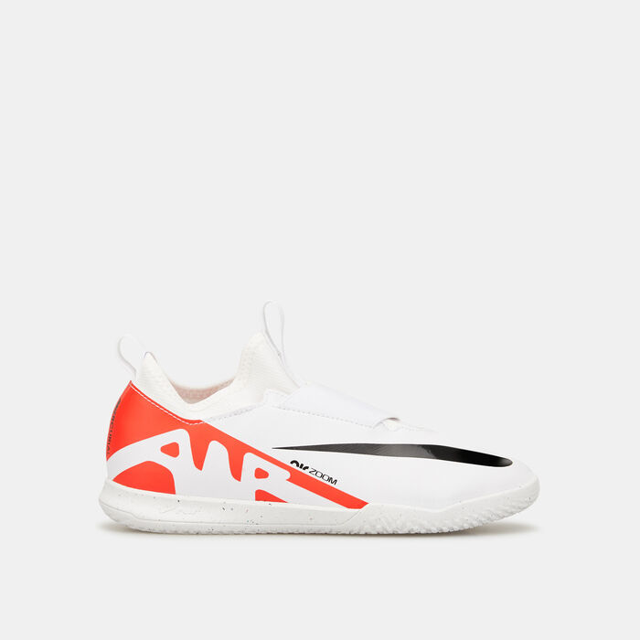 Nike Kids' Mercurial Vapor 15 Academy Indoor Court Football Shoes (Younger and Older Kids) White Nike Kids' Mercurial Vapor 15 Academy Indoor Court Football Shoes (Younger and Older Kids) White image number 0