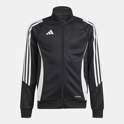 adidas Kids' Tiro 24 Training Football Jacket Black adidas Kids' Tiro 24 Training Football Jacket Black