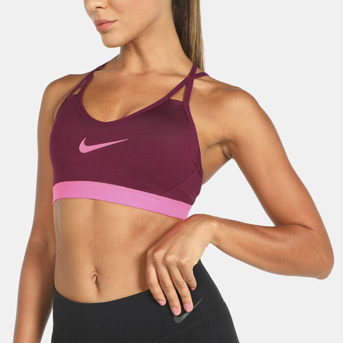 Buy Nike Women's Pro Indy Cooling Sports Bra Purple in KSA -SSS