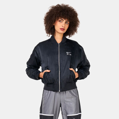 Nike Women's Air Sportswear Bomber Jacket Black