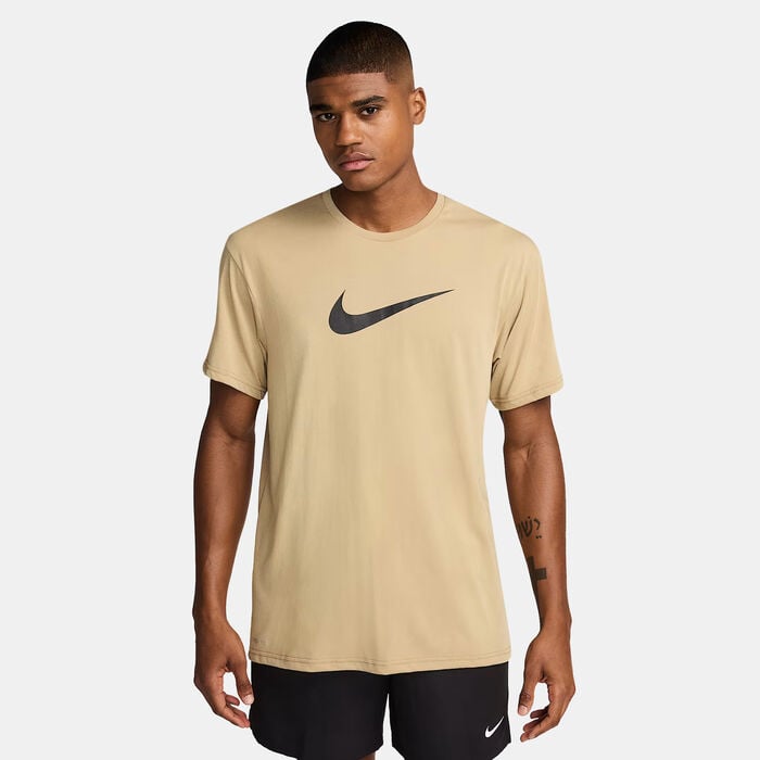 Nike Swim Men's Hydroguard Swimming Top Brown Nike Swim Men's Hydroguard Swimming Top Brown image number 0