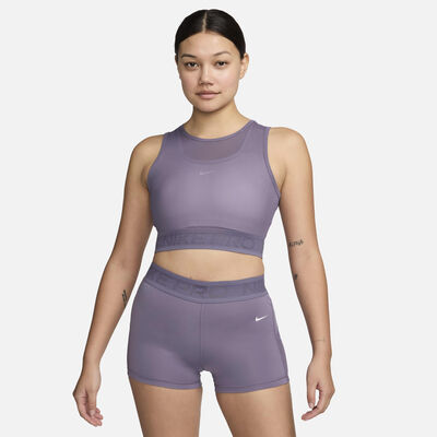 Nike Women's Pro Mesh Tank Top Purple