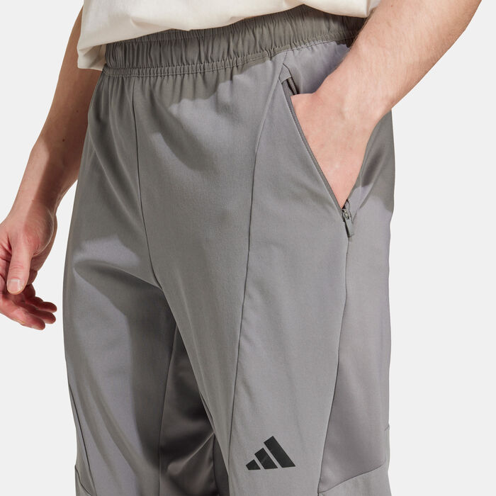 adidas Men's Designed for Training Hybrid Pants Grey image number 3