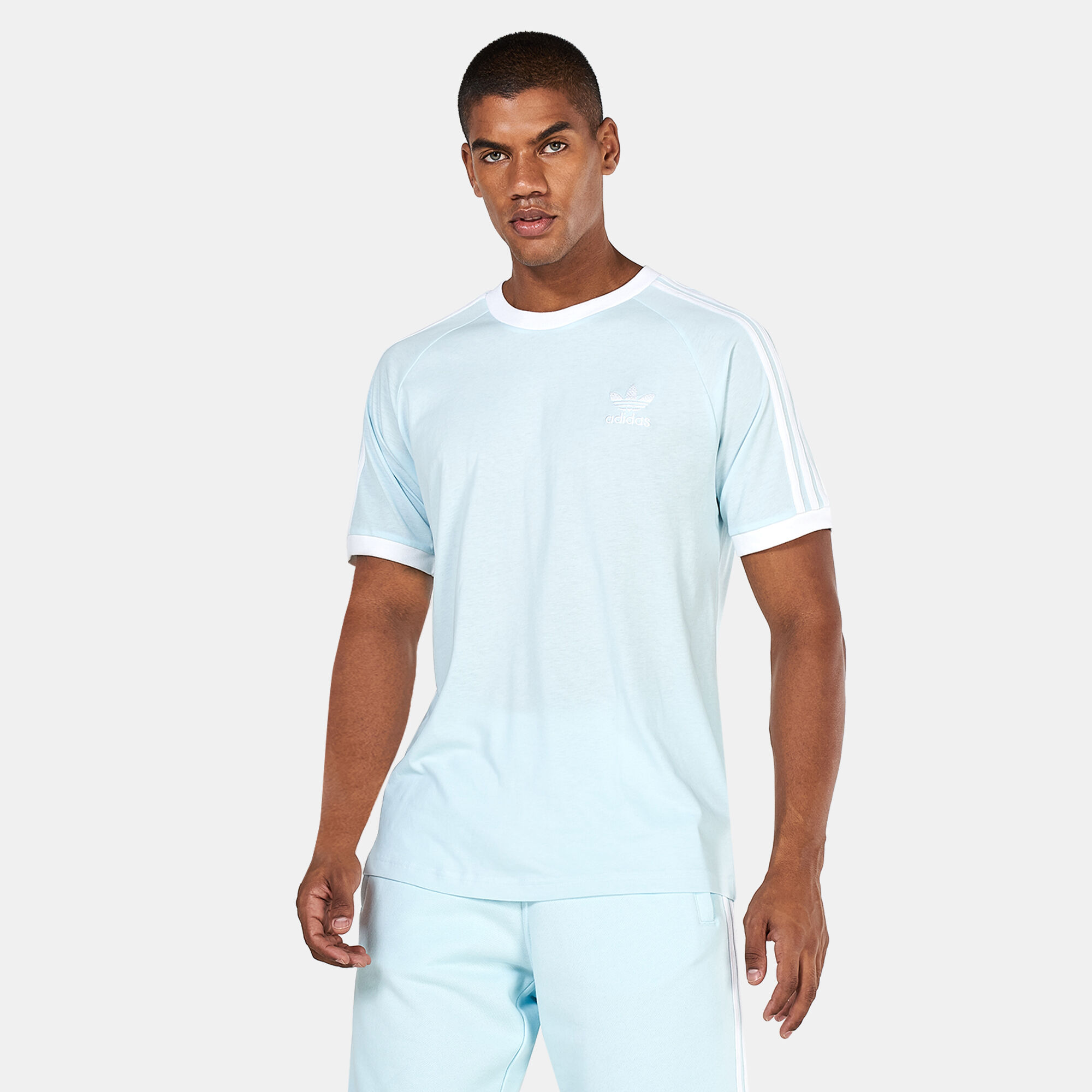 Mens light blue adidas t shirt new arrivals