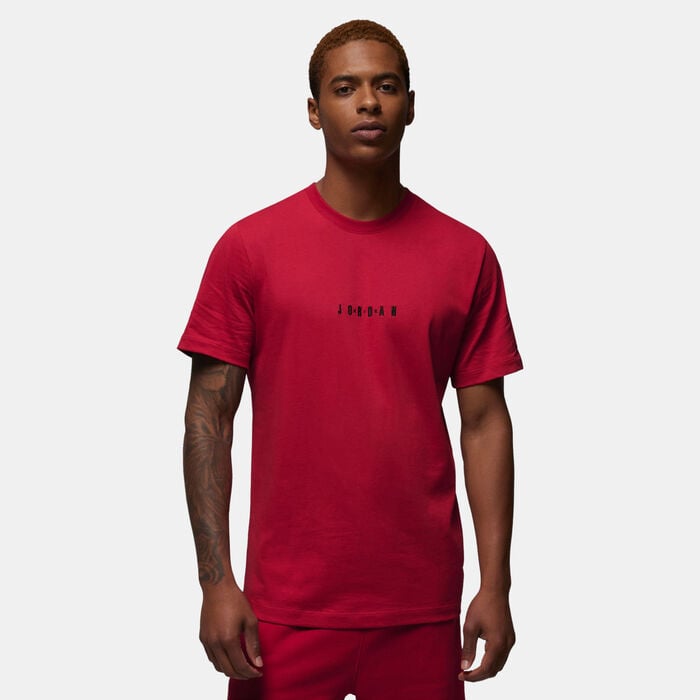 Jordan Men's Air T-Shirt Red Jordan Men's Air T-Shirt Red image number 0