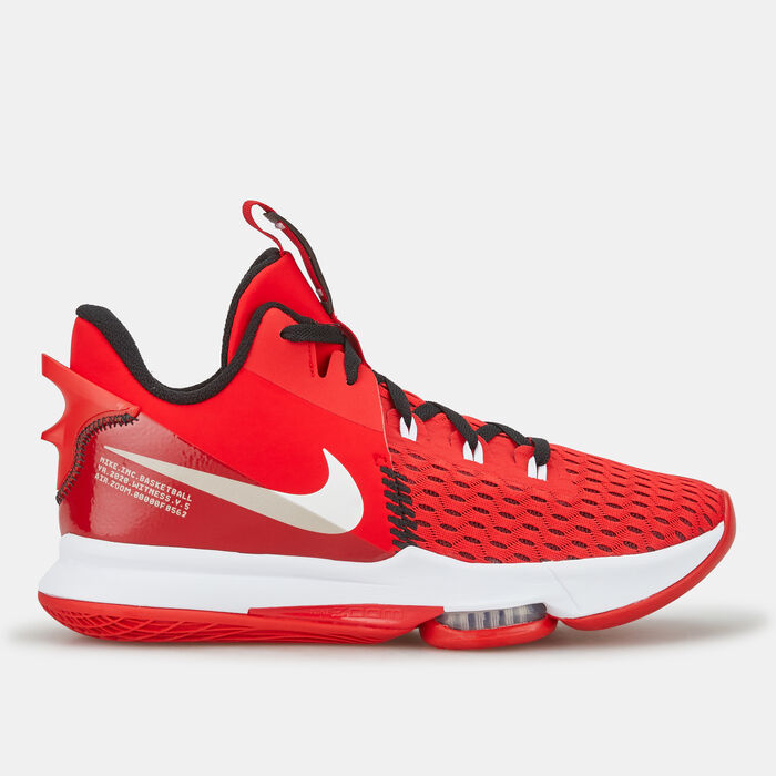 Nike Men's LeBron Witness 5 Shoe Red Nike Men's LeBron Witness 5 Shoe Red image number 0