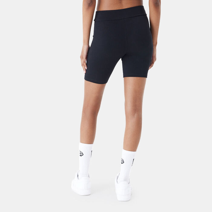 New Era Women's MLB New York Yankees Lifestyle Bike Shorts Black image number 1