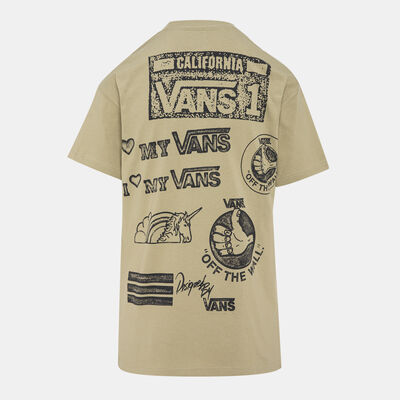 Vans Women's Mixed Messages T-Shirt Green
