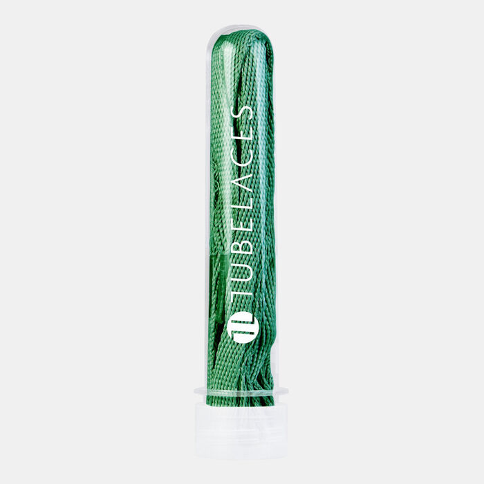 TUBELACES Flat Shoelaces Green TUBELACES Flat Shoelaces Green image number 0