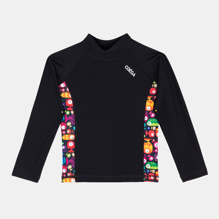COEGA Kids' Long-Sleeve Swimming Rashguard Black image number 0