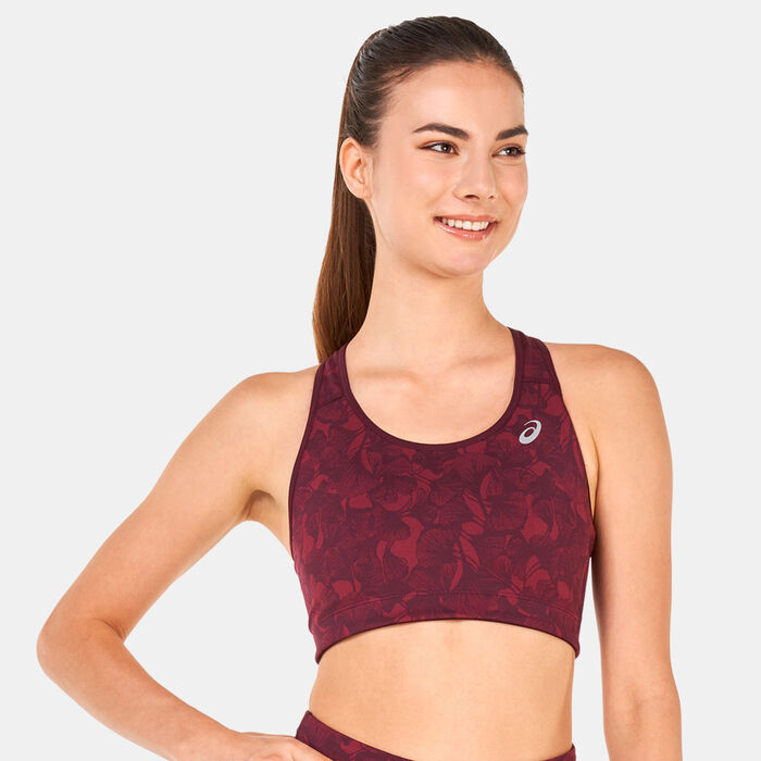 ASICS Women's Runkoyo Sports Bra Red ASICS Women's Runkoyo Sports Bra Red image number 0