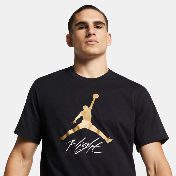 Jordan Men's Jumpman Flight T-Shirt Black Jordan Men's Jumpman Flight T-Shirt Black image number 2