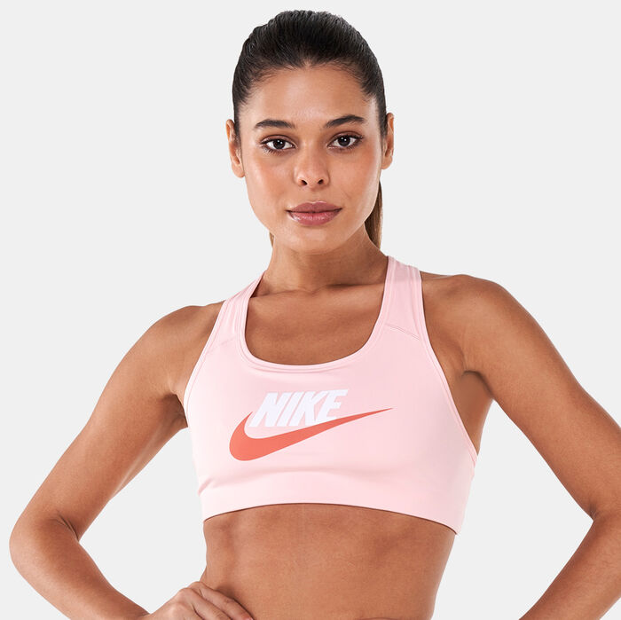 Nike Women's Dri-FIT Swoosh Sports Bra Pink image number 0