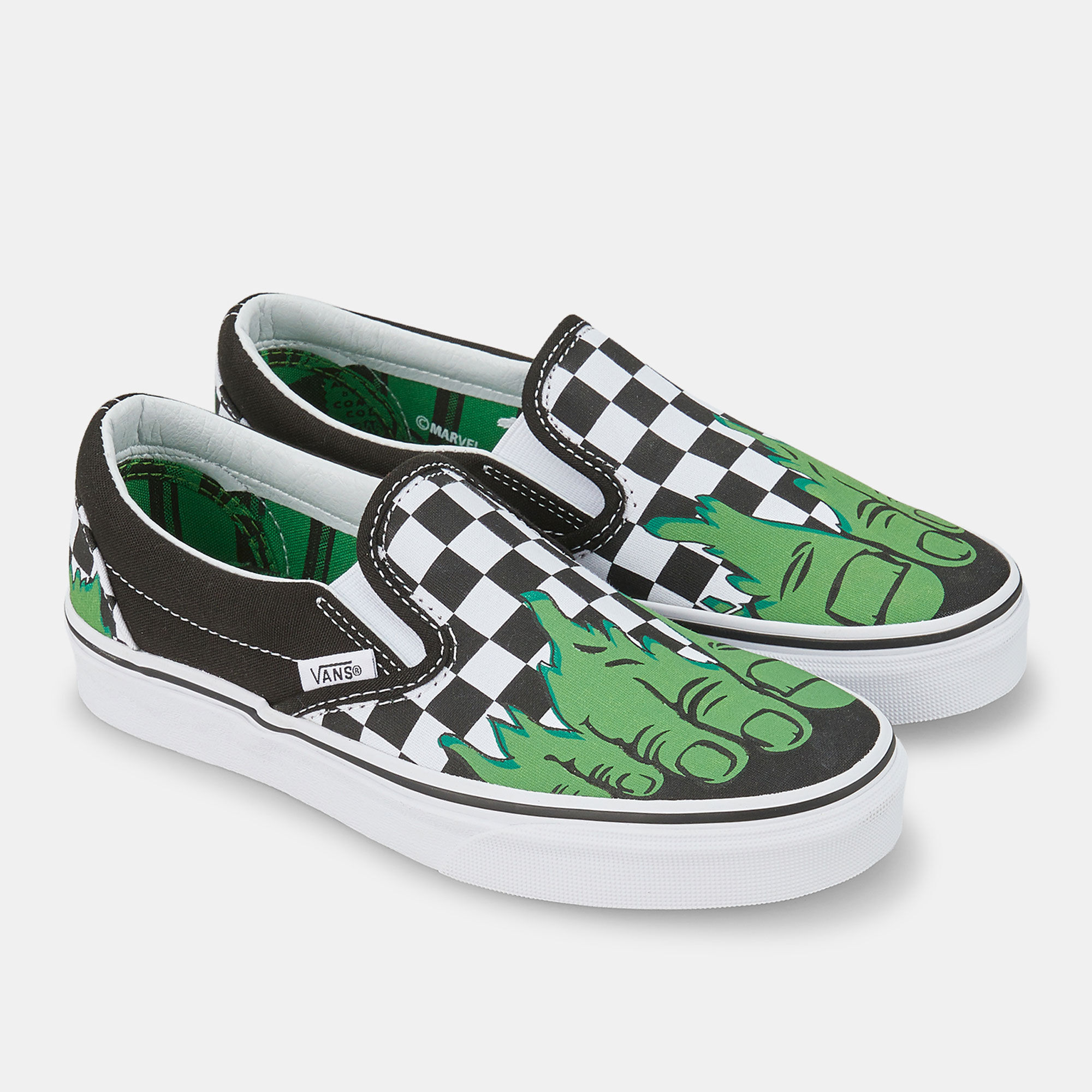 Hulk slip on vans hotsell