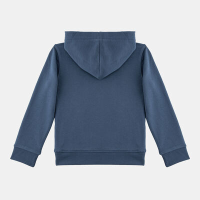 New Balance Kids' Stacked Logo Hoodie Blue New Balance Kids' Stacked Logo Hoodie Blue