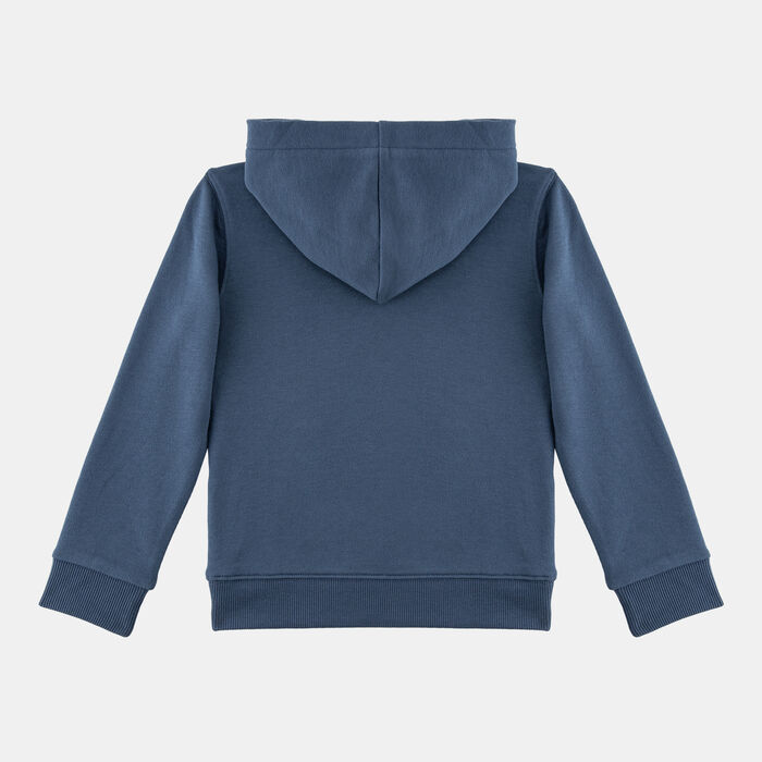 New Balance Kids' Stacked Logo Hoodie Blue New Balance Kids' Stacked Logo Hoodie Blue image number 1