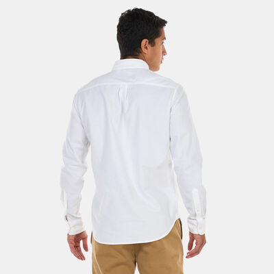 Timberland Men's Oxford Long-Sleeve Shirt White