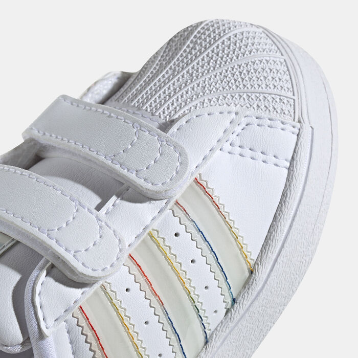 adidas Originals Kids' Superstar LED Lights Shoes White image number 4
