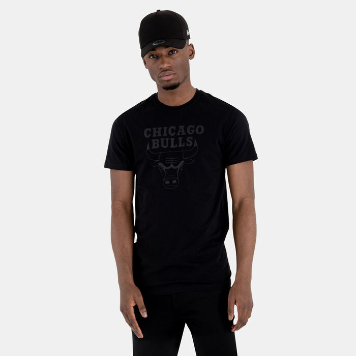 New Era Men's NBA Chicago Bulls T-Shirt Black New Era Men's NBA Chicago Bulls T-Shirt Black image number 0