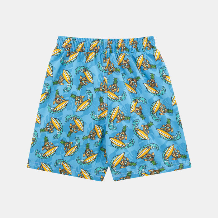 COEGA Kids' Allover Print Swimming Shorts Blue COEGA Kids' Allover Print Swimming Shorts Blue image number 1