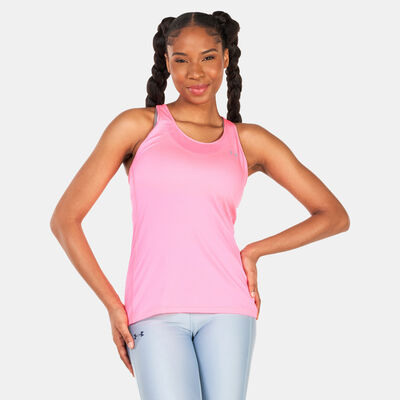 Under Armour Women's HeatGear® Armour Racer Training Tank Top Pink Under Armour Women's HeatGear® Armour Racer Training Tank Top Pink