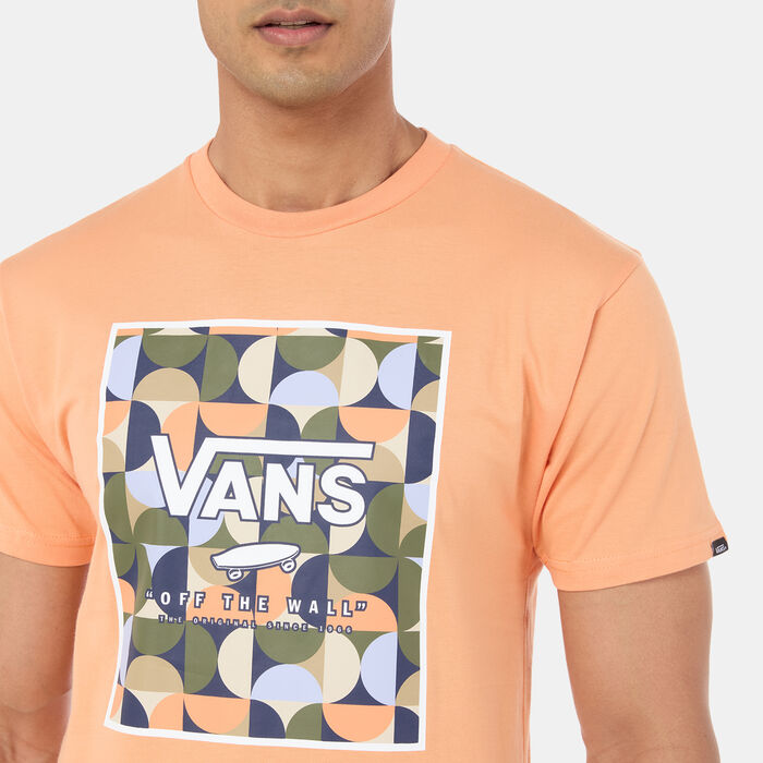 Vans Men's Classic Print Box T-Shirt Orange image number 3