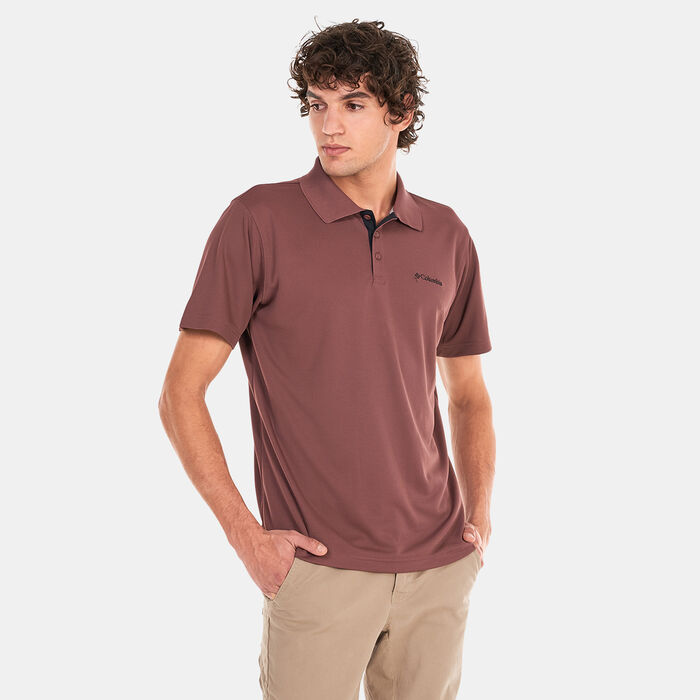 Columbia Men's Utilizer™ Polo T-Shirt Red Columbia Men's Utilizer™ Polo T-Shirt Red image number 0