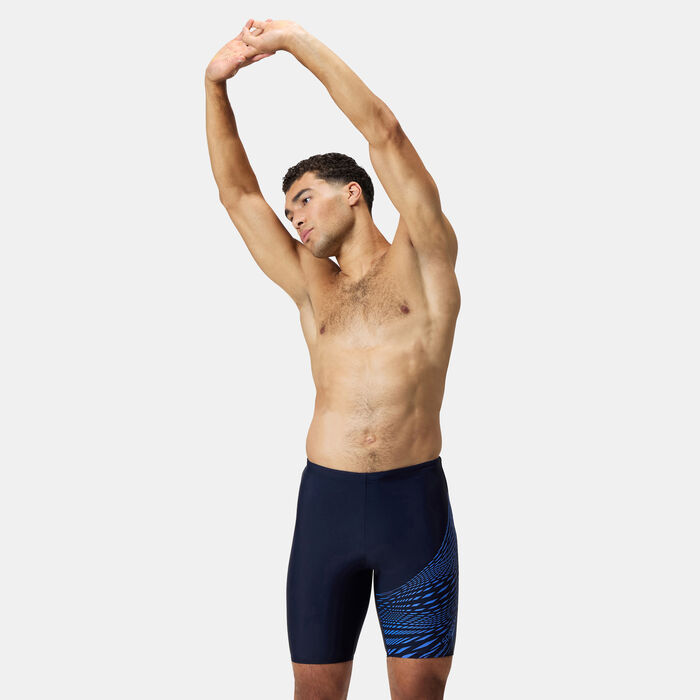 Speedo Men's Medley Logo Swimming Jammers Blue Speedo Men's Medley Logo Swimming Jammers Blue image number 0