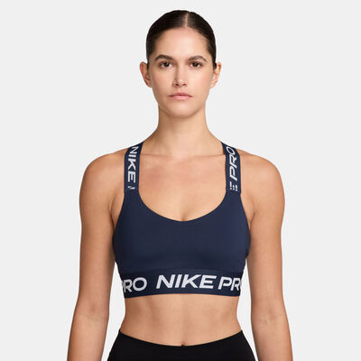 Nike Women's Pro Dri-FIT Light-Support Training Sports Bra Blue