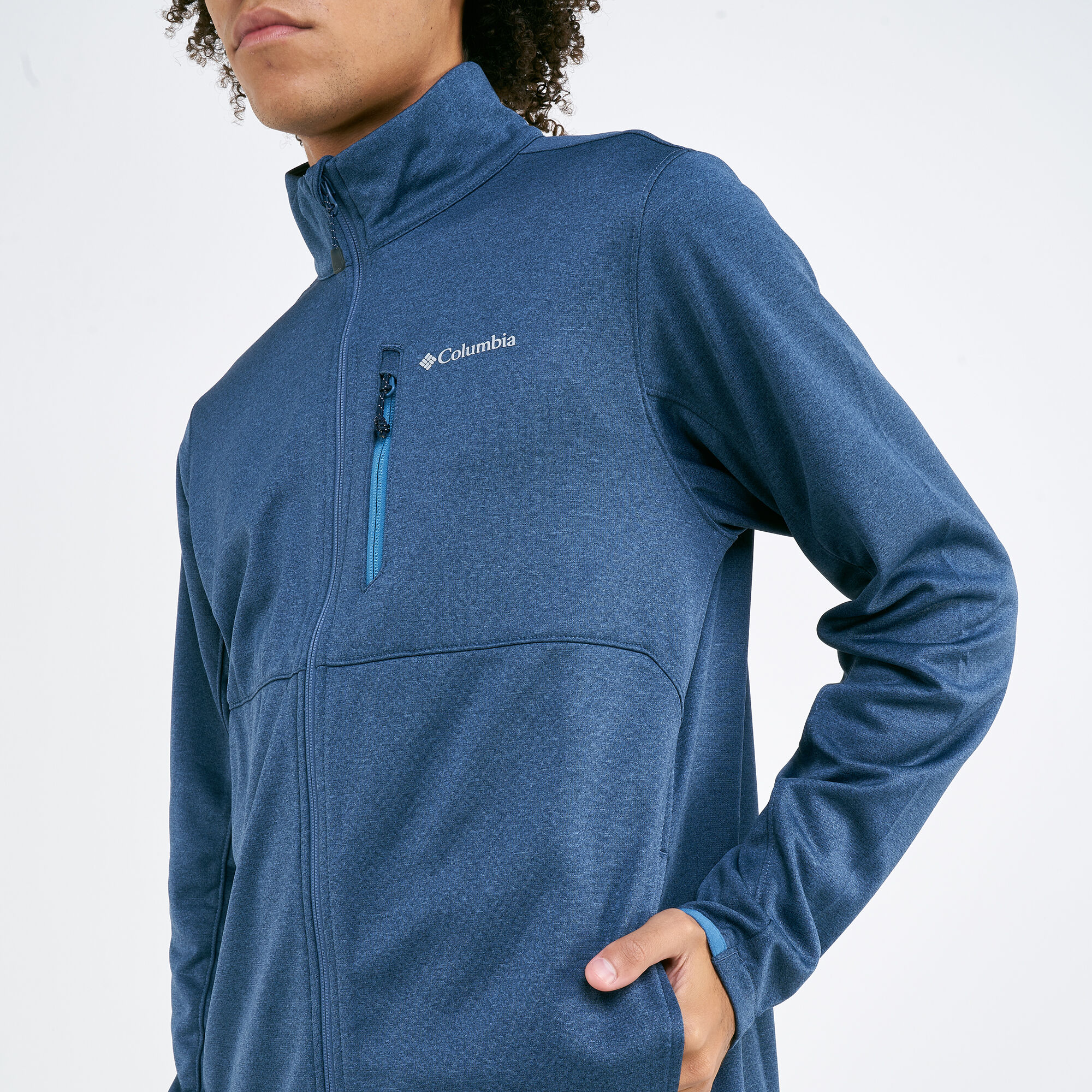 Buy Columbia Outdoor Elements Full Zip Jacket Blue in KSA SSS
