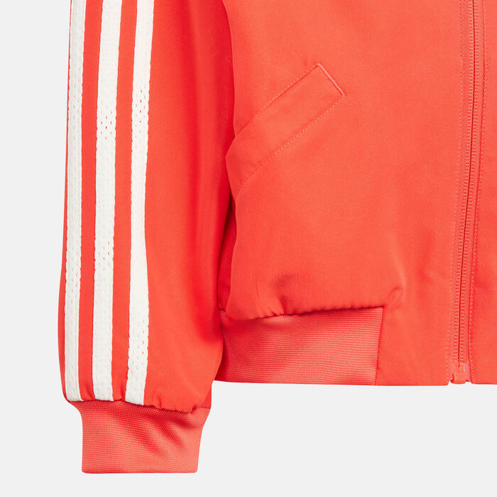 adidas Kids' x Disney Mickey Mouse Windbreaker Jacket (Younger Kids) Red image number 4