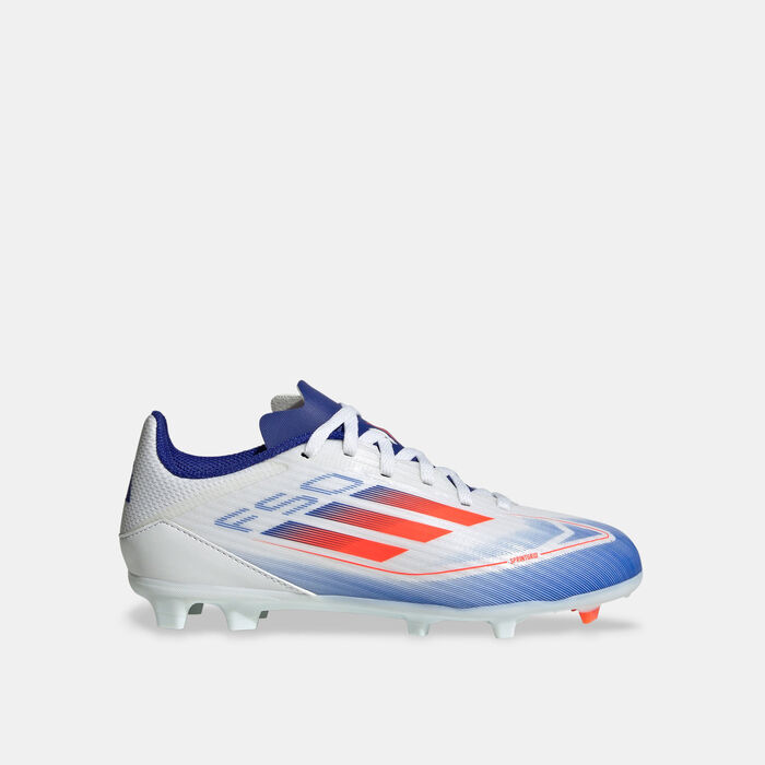 adidas Kids' F50 League Multi-Ground Football Shoes White image number 0