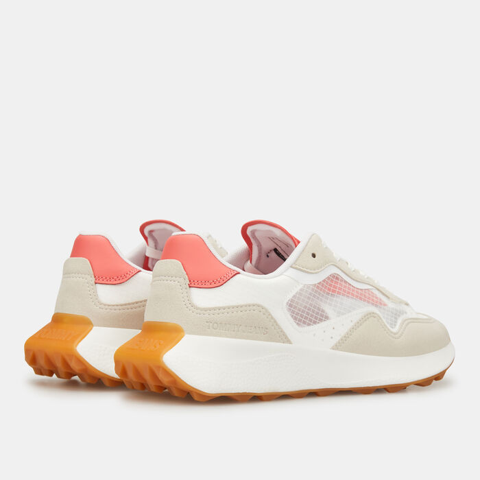 Tommy Hilfiger Women's Translucent Runner Shoes Beige image number 2