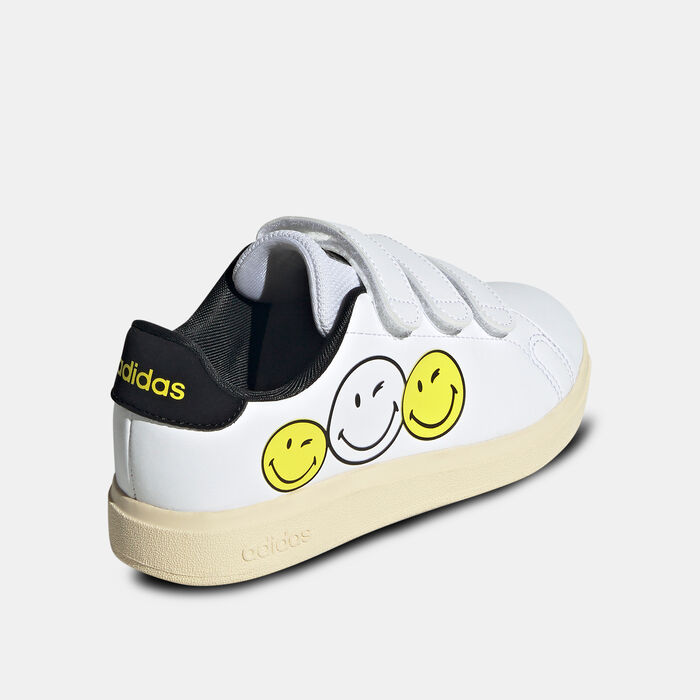 adidas Kids' Smiley Advantage 2.0 Shoes White adidas Kids' Smiley Advantage 2.0 Shoes White image number 2