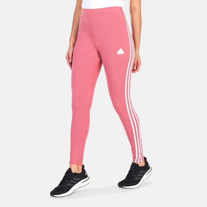 adidas Women's Future Icons 3-Stripes Leggings Red adidas Women's Future Icons 3-Stripes Leggings Red image number 0